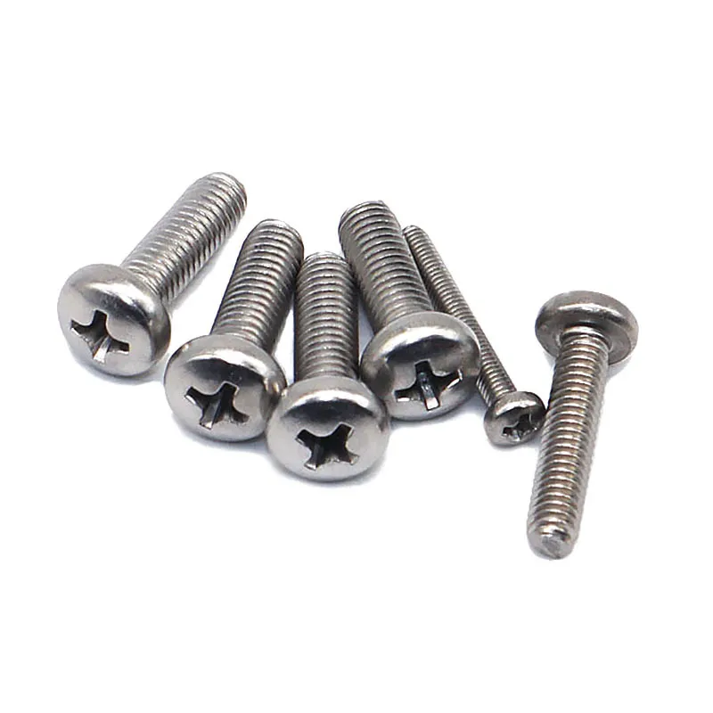 Cross pan head machine screw