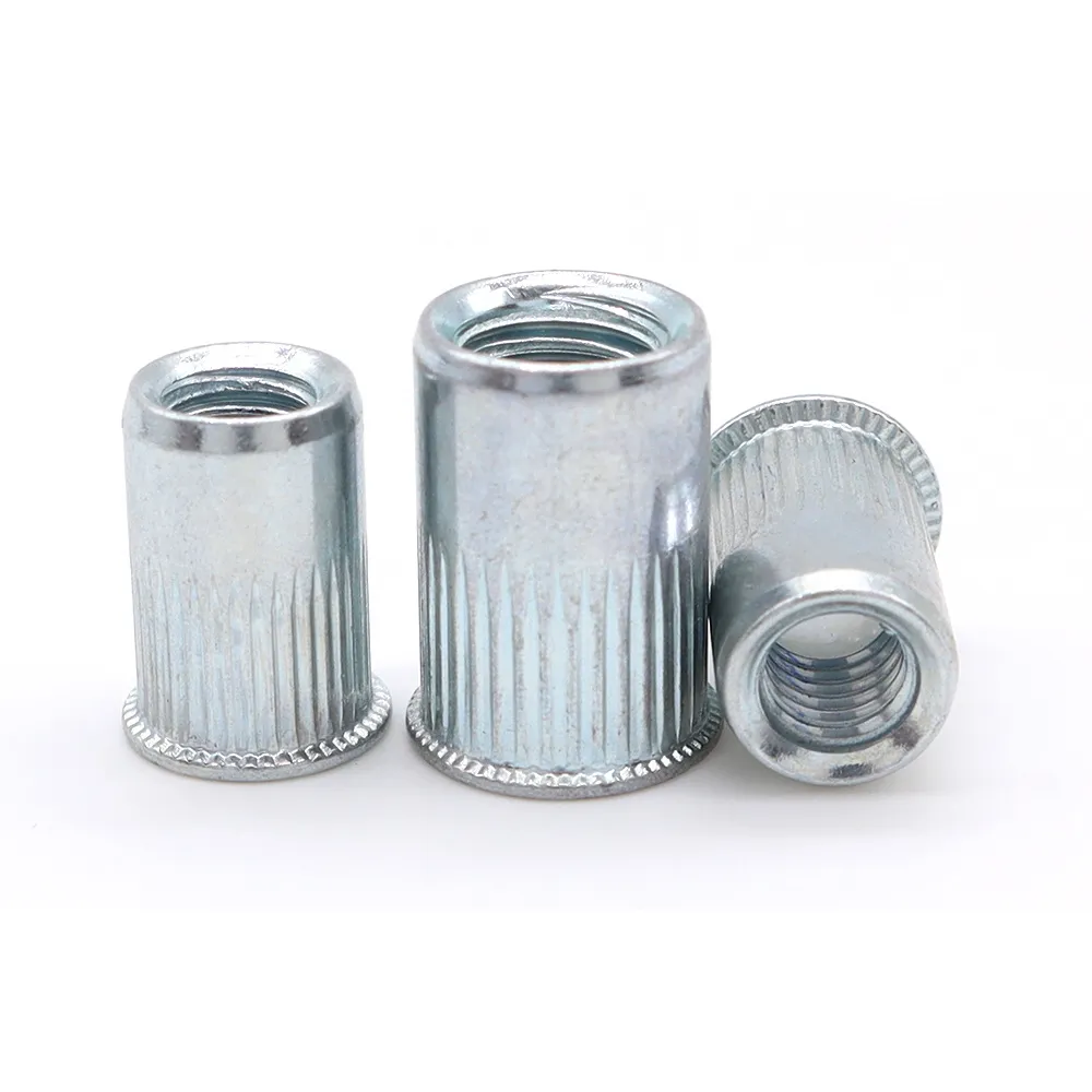 Small countersunk head vertical stripe riveted nut