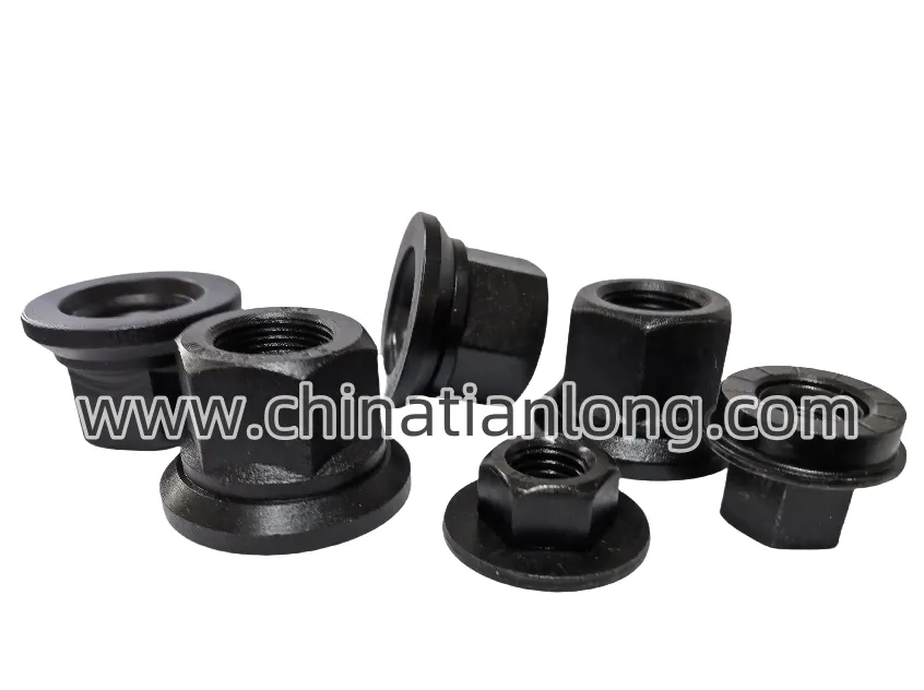 10.9 Grade 40Cr Tire Nuts - Black Yellow Finish for Secure Fastening